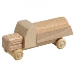 Holzspielzeug Lastenauto Tankauto natur Деревянная игрушечная грузовая машина цистерна натуральная
