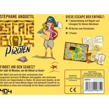 Escape Box Piraten Побег из коробки пиратов