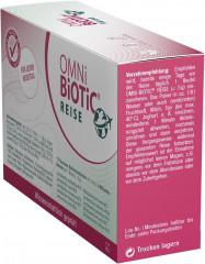OMNi-BiOTiC Reise 14st x 5g, Пробиотик для кишечника в путешествиях, 5 млрд бактерий, поддержка кишечника и ЖКТ при смене питания, воды и климата, 14 саше х 5г