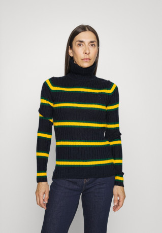 Tommy Hilfiger STRIPE SLIM ROLL Jumper desert sky STRIPE SLIM ROLL джемперы небо пустыни
