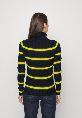 Tommy Hilfiger STRIPE SLIM ROLL Jumper desert sky STRIPE SLIM ROLL джемперы небо пустыни