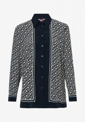 Tommy Hilfiger MONOGRAM RELAXED FIT Button-down blouse monogram prep border MONOGRAM RELAXED FIT Блузка на пуговицах рамка для монограммы