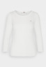 Tommy Hilfiger 1985 SLIM OPEN 3/4 Long sleeved top ecru 1985 SLIM OPEN 3/4 Топ с длинными рукавами экрю