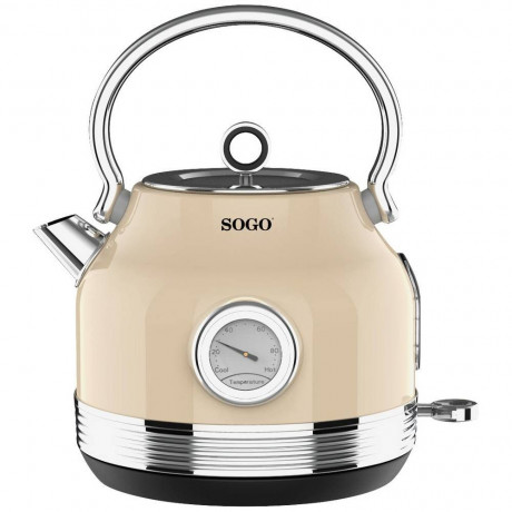 Sogo Sogo Wasserkocher SOGO Human Technology Wasserkocher schnurlos, Uberhitzungsschutz, Coo, 1.80 l, 2200 W  Чайник Sogo Чайник SOGO Human Technology беспроводной, защита от перегрева, Coo, 1,80 л, 2200 Вт