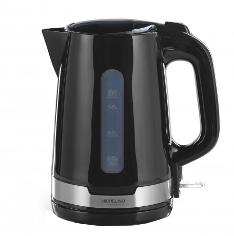 Michelino Wasserkocher 1,7 L Heisswasserbereiter Teekocher schwarz, 2200,00 W Чайник Michelino 1,7 л, заварник для горячей воды, черный, 2200,00 Вт