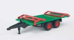 Bruder BRUDER 02220 Ballentransportanhanger m. 8 Rundballen Прицеп для перевозки тюков BRUDER 02220 с 8 круглыми тюками