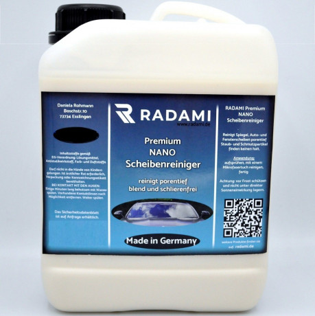 Radami Radami Gaskocher Premium Nano Scheibenreiniger Glasreiniger 2500ml  Radami Gas Cooker Premium Nano Средство для мытья окон 2500 мл