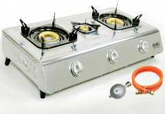 NJ The right choice NJ The right choice Gaskocher NGB-300, (Gas Camping mit Zubehor), Edelstahl Gaskocher 3 flammig Propan Campingkocher  NJ Правильный выбор газовая плита NGB-300, (газовая походная с аксессуарами), газовая плита из нержавеющей стали, пох