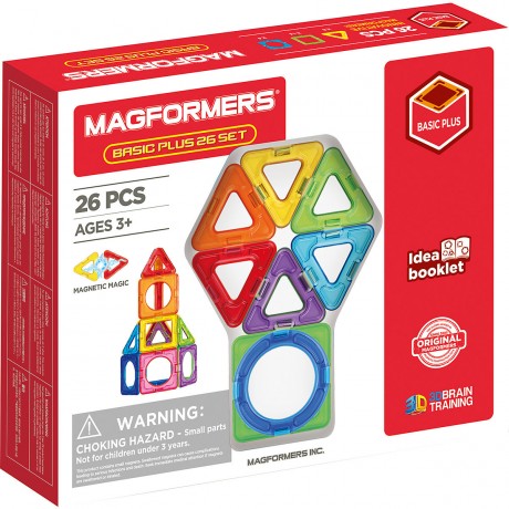 MAGFORMERS Magformers Basic Plus 26 Set Набор Magformer&#39;s Basic Plus 26