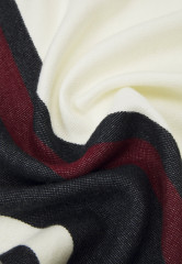 Tommy Hilfiger FEMININE LARGE SQUARE Foulard ecru/corporate mix ЖЕНСКИЙ БОЛЬШОЙ КВАДРАТ платок экрю/корпоративный микс