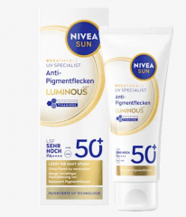 NIVEA SUN Sonnenfluid Gesicht Anti Pigmentflecken LSF 50+, 40 ml, Солнцезащитный флюид для лица против пигментации SPF 50+, 40 мл