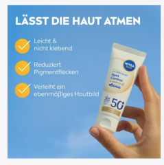 NIVEA SUN Sonnenfluid Gesicht Anti Pigmentflecken LSF 50+, 40 ml, Солнцезащитный флюид для лица против пигментации SPF 50+, 40 мл