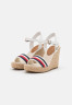 Tommy Hilfiger CORPORATE High heeled sandals ecru CORPORATE Босоножки на высоком каблуке экрю