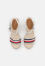 Tommy Hilfiger CORPORATE High heeled sandals ecru CORPORATE Босоножки на высоком каблуке экрю
