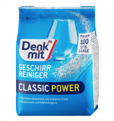 Denkmit Geschirrspulmittel Pulver Classic, 1,5 kg, Порошок для посудомоечной машины, средство для мытья посуды и блеска стекла, 1,5 кг
