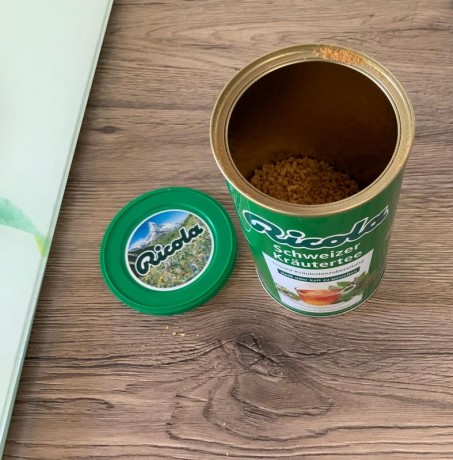 Ricola Schweizer Krautertee, Быстрорастворимый Чай в гранулах Швейцарские Травы 200 г, 3 штуки