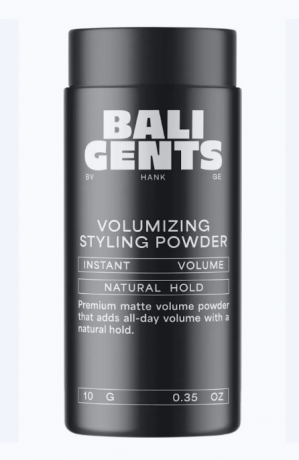 BALI GENTS Volumizing Styling Powder 10g, Пудра для укладки волос для мужчин (Германия), мгновенный объем и матовый эффект, текстура без липкости, 10 грамм