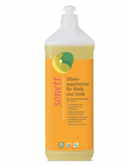 Sonett Oliven Waschmittel 1000ml, Cредство для стирки шерсти и шелка (Германия), для деликатных тканей, с оливковым мылом, биоразлагаемое, 1 л