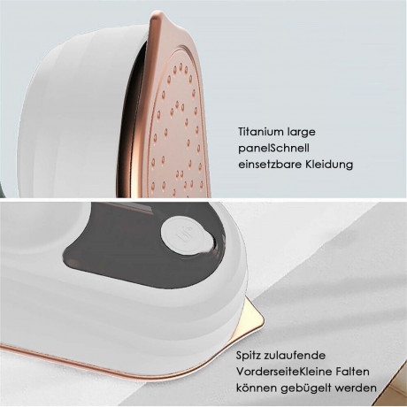 Yoyaxi Yoyaxi Reise-Dampfbugeleisen Dampfbugeleisen, Mini-Dampfglatter fur den Heim- und Reisegebrauch  Паровой утюг Yoyaxi Travel Паровой утюг, мини-паровой утюг для дома и путешествий