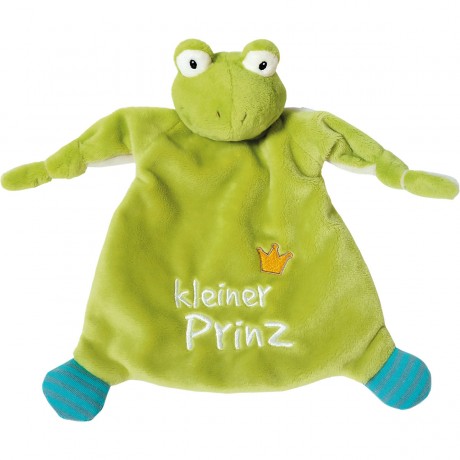 NICI Schmusetuch Frosch kleiner Prinz 25x25cm Мягкая ткань лягушка маленький принц 25х25см