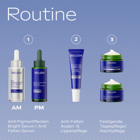 WELEDA Anti-Pigmentflecken Bright Serum Blauer Enzian & Edelweiss, 30 ml, Сыворотка против пигментных пятен с синей горечавкой и эдельвейсом для ровного тона лица, 30 мл