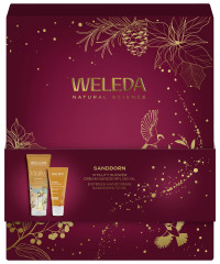 WELEDA Sanddorn Duschgel + Handcreme Winter Geschenkpackung, 200 ml + 50 ml, Зимний подарочный набор Sanddorn: облепиховый крем-гель для душа 200 мл и крем для рук 50 мл