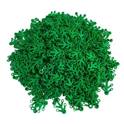 LEGO LEGO Blatter Grun 4x3 - Laub Pflanzen Grunzeug Baum Green - Green 2423  - 250x LEGO Листья Зеленые 4x3 - Лиственные растения Зелень Зеленое дерево - Зеленый 2423 - 250x