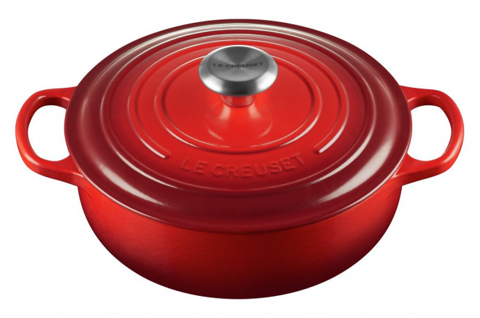 Le Creuset LE CREUSET Sauteuse Kirschrot SIGNATURE rot LE CREUSET Sauteuse Cherry Red SIGNATURE