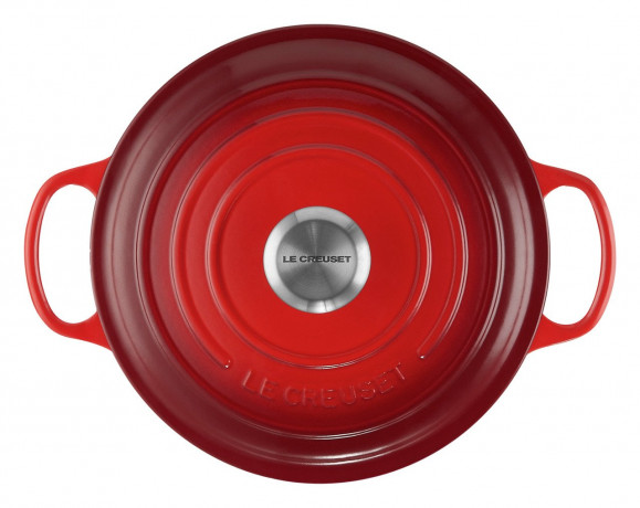 Le Creuset LE CREUSET Sauteuse Kirschrot SIGNATURE rot LE CREUSET Sauteuse Cherry Red SIGNATURE
