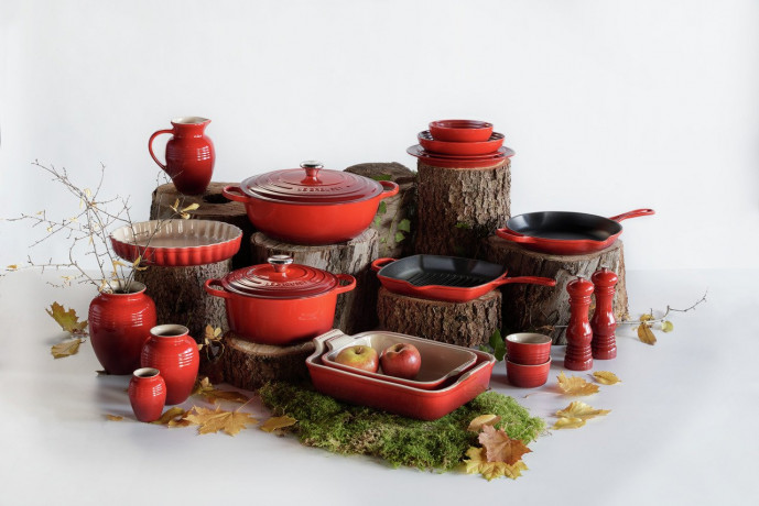 Le Creuset LE CREUSET Sauteuse Kirschrot SIGNATURE rot LE CREUSET Sauteuse Cherry Red SIGNATURE