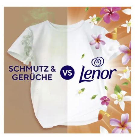 Lenor Vollwaschmittel Flussig Orangenblüte Pfirsich 20 WL, ЛЕНОР Гель для стирки цветного белья Цветущий апельсин нерол, 20 загрузок