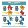 BeebeeRun Steckspiel Dinosaurier-Eier-Set Набор форм для яиц динозавров