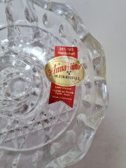 Anna Hutte Хрустальный подсвечник, 2,5см x 8см, Германия, 1960-70гг.