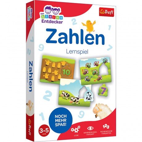 Trefl Trefl Lernspiel Zahlen 0 Обучающая игра Trefl с числами 0