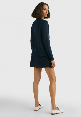 Tommy Hilfiger V-NECK Cardigan desert sky V-ОБРАЗНЫЙ ВЫРЕЗ Кардиган небо пустыни