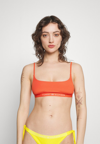 Tommy Hilfiger BRALETTE Bikini top deep orange БРАЛЕТТ лиф бикини темно-оранжевый