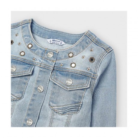 Mayoral Jeansjacke Jeansjacken fur Madchen Джинсовая куртка джинсовые куртки для девочки