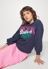 Tommy Hilfiger SLOGAN PUFF Sweatshirt desert sky heather SLOGAN PUFF Толстовка небо пустыни вереск