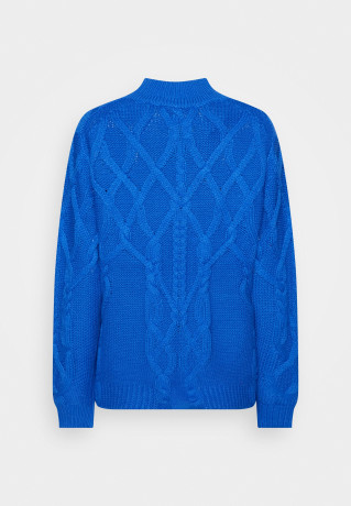 Tommy Hilfiger RELAXED CABLE SWEATER Jumper electric blue СВИДЕТЕЛЬСТВО СВОБОДНЫЙ СВИТШОТ джемперы синий электрик