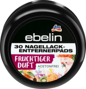 ebelin Жидкость для снятия лака, в пакетиках, без ацетона, с фруктовым ароматом 30 шт.