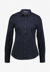 Tommy Hilfiger HERITAGE SLIM FIT Button-down blouse midnight HERITAGE SLIM FIT Блуза на пуговицах полночь