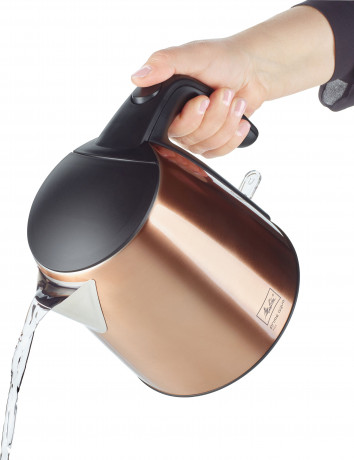 Melitta Melitta Wasserkocher Prime Aqua Mini Metallic 1018-05, 1 l, 2200 W, kupfer Чайник Melitta Prime Aqua Mini Metallic 1018-05, 1 л, 2200 Вт, медь