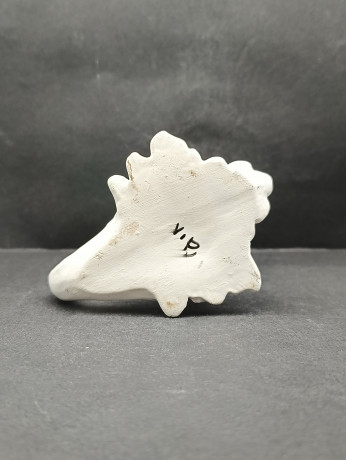 Подсвечник винтажный VIP в форме раскрывшегося бутона с объемными цветами, 11 см, фарфор, Германия, 1960-70гг.