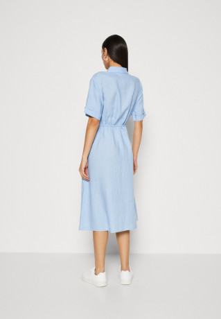 Tommy Hilfiger MIDI Shirt dress vessel blue Миди платье-рубашка сосуд синий
