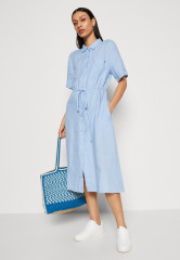 Tommy Hilfiger MIDI Shirt dress vessel blue Миди платье-рубашка сосуд синий