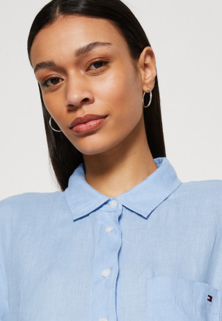 Tommy Hilfiger MIDI Shirt dress vessel blue Миди платье-рубашка сосуд синий