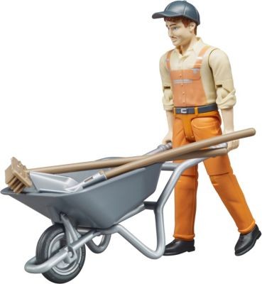 Bruder Figurenset Kommunalarbeiter Набор фигурок муниципальных служащих