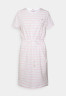 Tommy Hilfiger COOL SHIFT SHORT DRESS  Jersey dress white/pastel pink COOL SHIFT SHORT DRESS Платье из джерси белый/пастельно-розовый