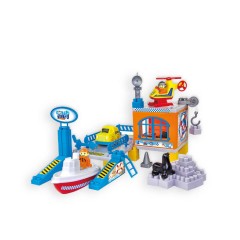 Kinderspielzeug Hafenwache Bausteine Детская игрушечная охрана гавани строительные блоки