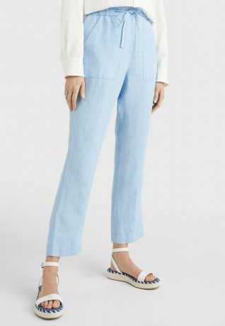 Tommy Hilfiger BOYFIT CAS PULL ON Trousers vessel blue BOYFIT CAS PULL ON Брюки сосуд синий